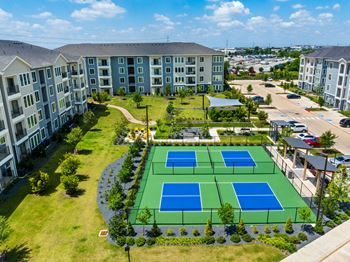 Double pickleball courts